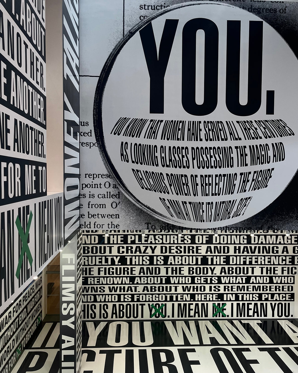 Visiting Barbara Kruger: THINKING OF YOU. I MEAN ME. I MEAN YOU. At MoMA