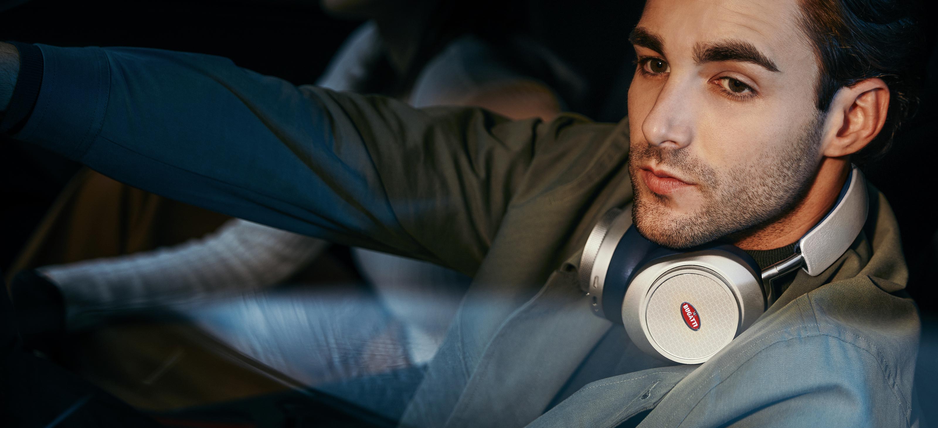 Bugatti headphone banner